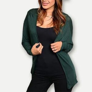 🖤 2/$20 Leshop Olive Green Cardigan